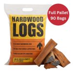 Net bag of logs